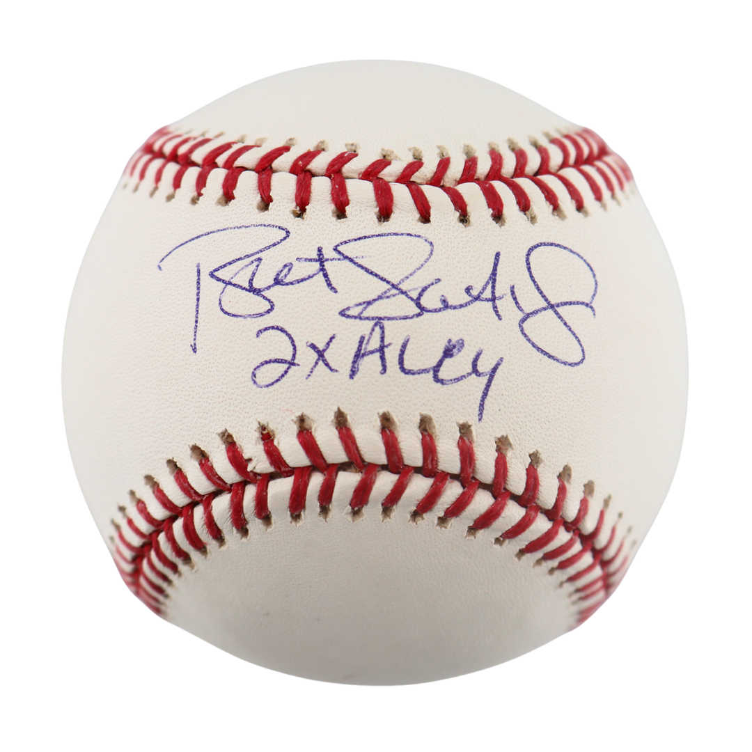 Bret Saberhagen Kansas City Royals Autographed Inscribed OMLB Baseball Tristar MLB Holo
