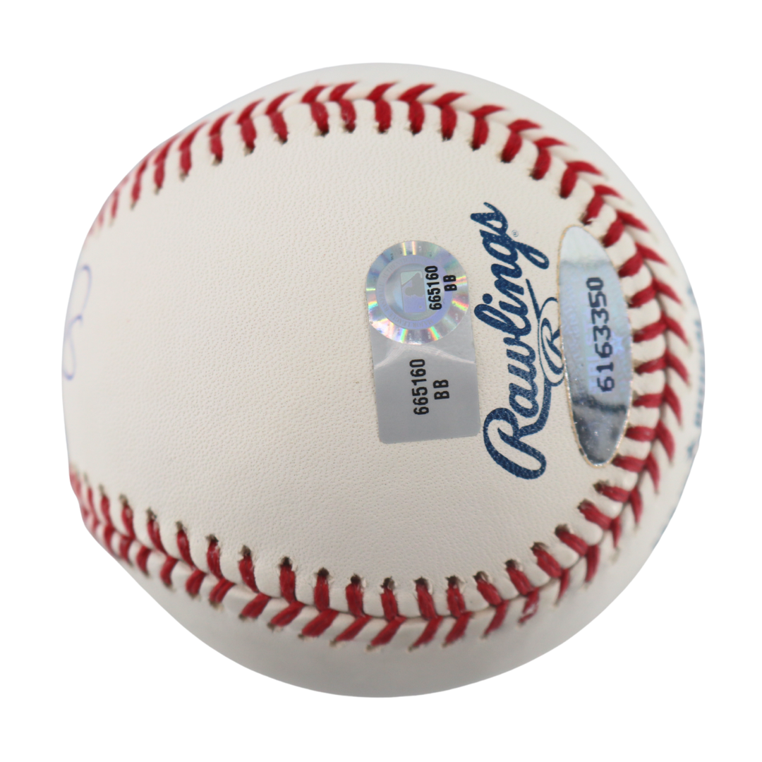 Bret Saberhagen Kansas City Royals Autographed Inscribed OMLB Baseball Tristar MLB Holo