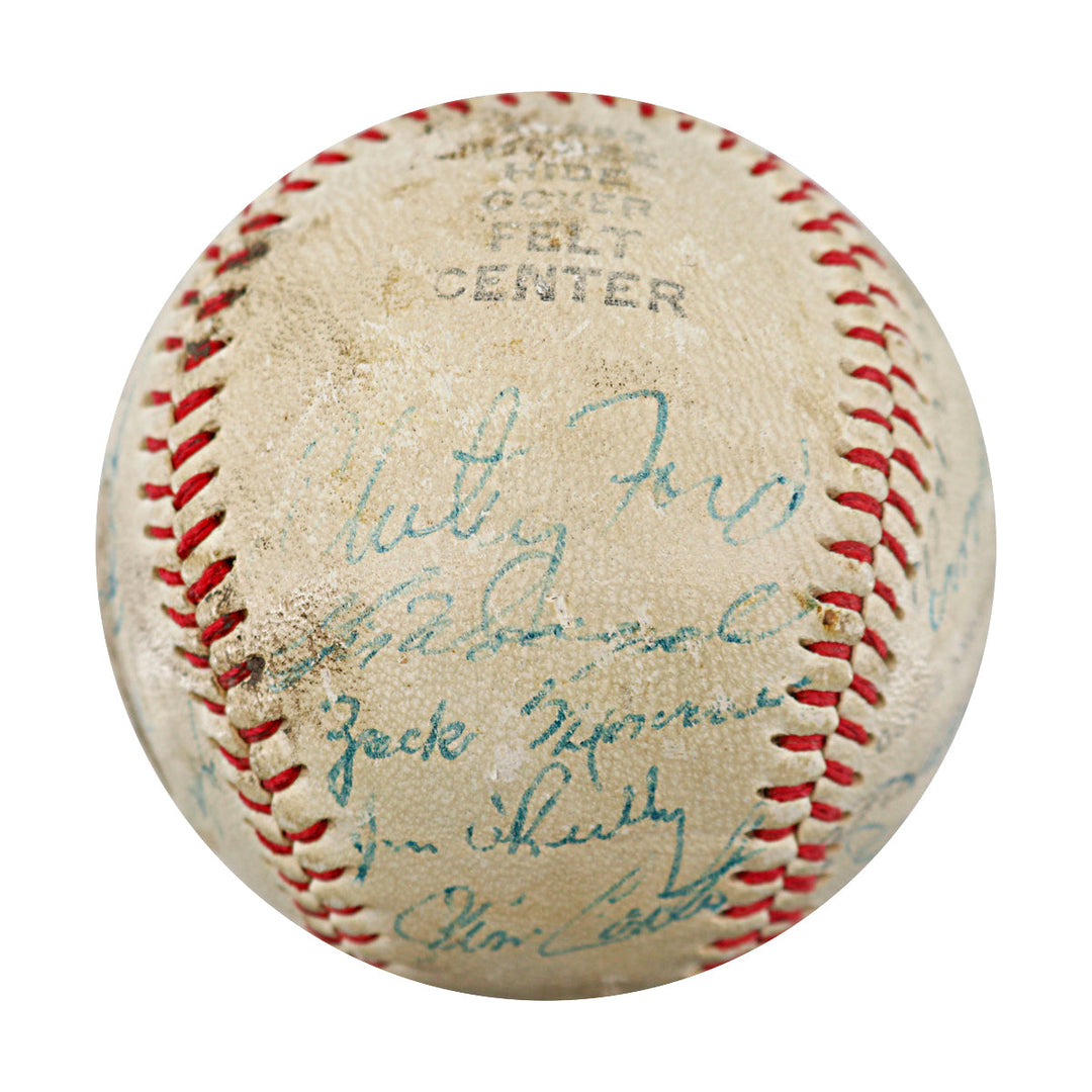 1956 New York Yankees Multi Signed Ted Williams Baseball 18 Autos JSA LOA