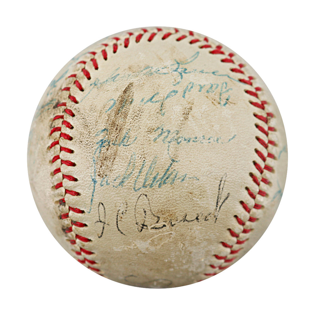 1956 New York Yankees Multi Signed Ted Williams Baseball 18 Autos JSA LOA