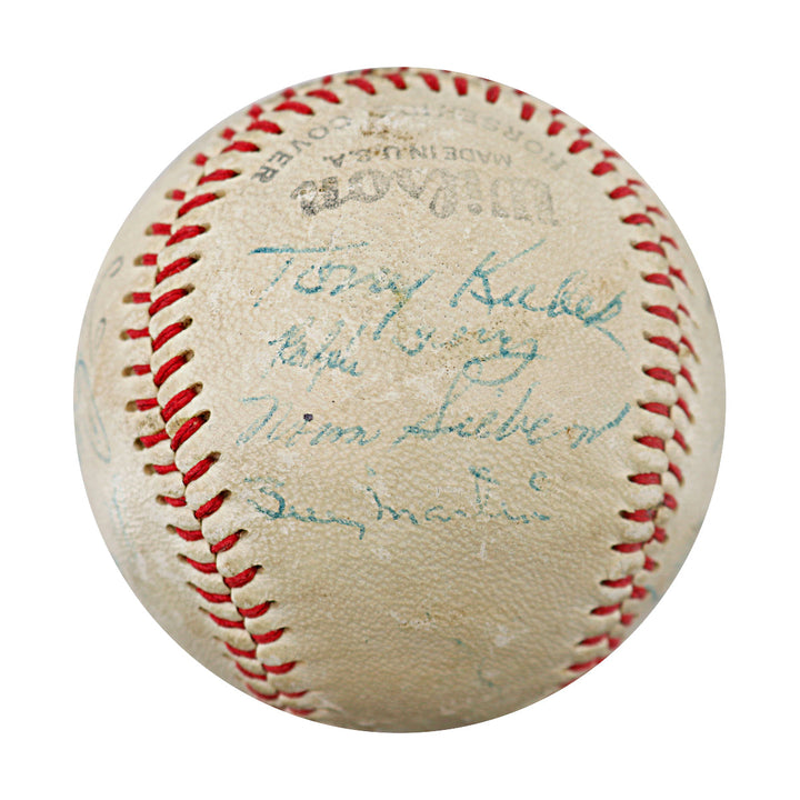 1956 New York Yankees Multi Signed Ted Williams Baseball 18 Autos JSA LOA