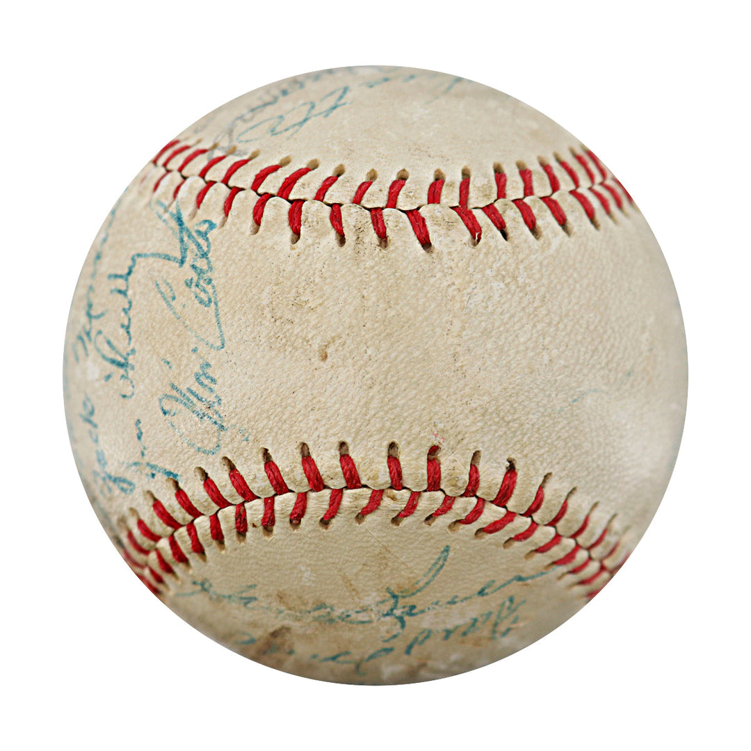 1956 New York Yankees Multi Signed Ted Williams Baseball 18 Autos JSA LOA