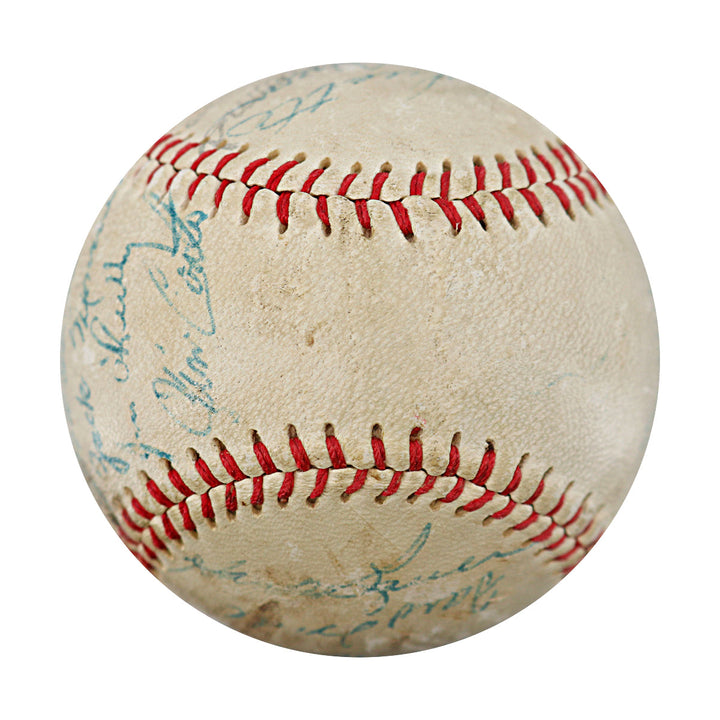 1956 New York Yankees Multi Signed Ted Williams Baseball 18 Autos JSA LOA