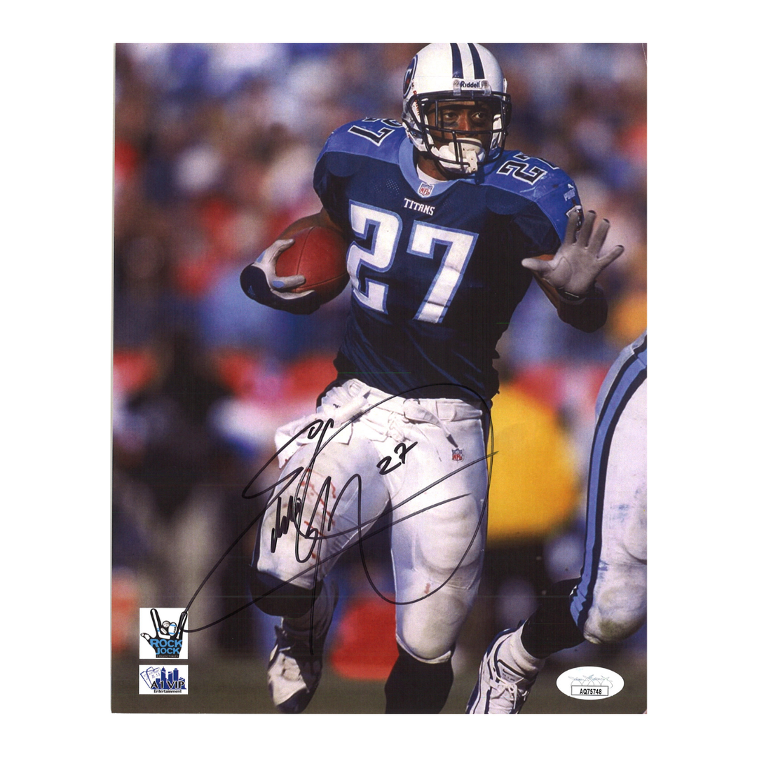 Eddie George Tennessee Titans Autographed 8x10 Photo JSA COA - 1