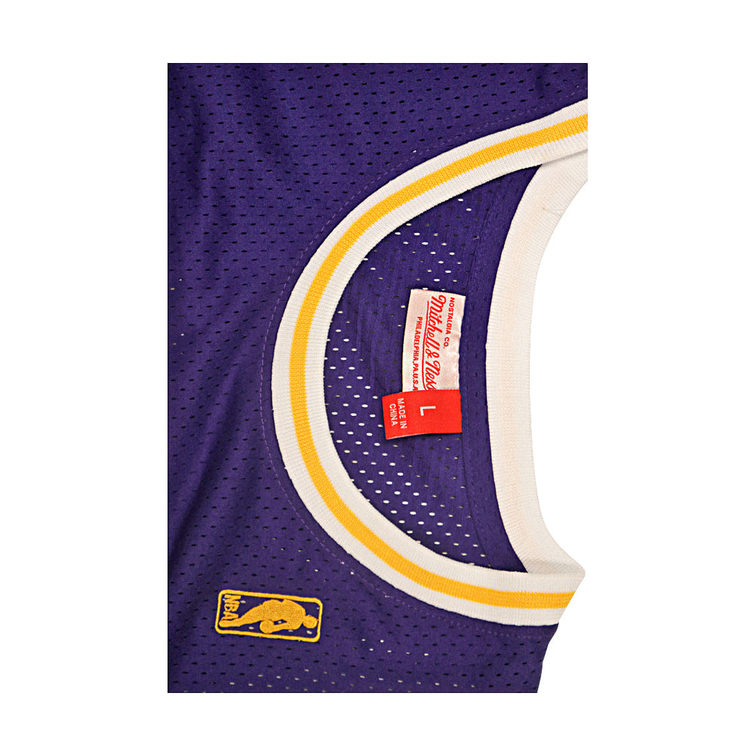 Shaquille O'Neal Los Angeles Lakers Autographed Purple Mitchell & Ness Swingman Jersey JSA LOA
