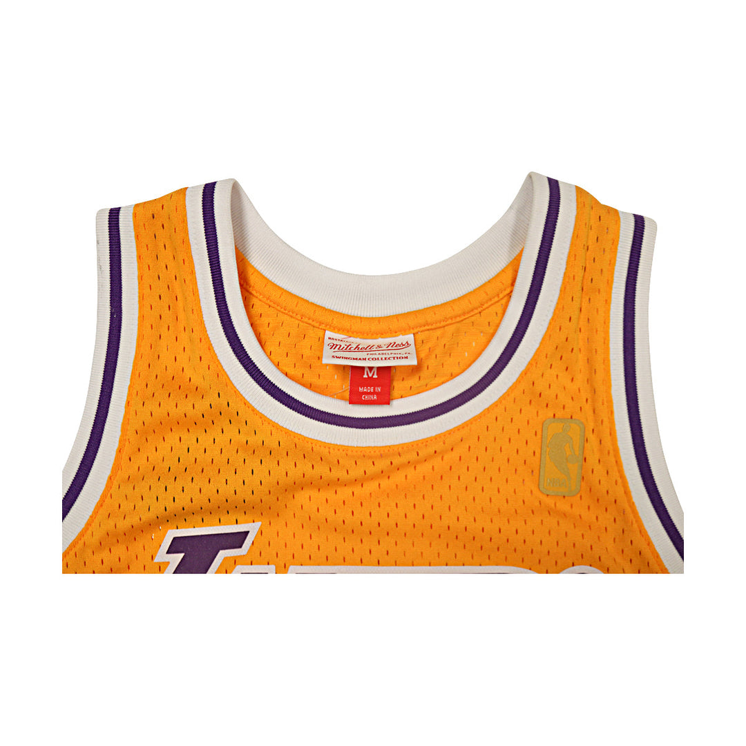 Shaquille O'Neal Los Angeles Lakers Autographed Yellow Mitchell & Ness Swingman Jersey JSA LOA