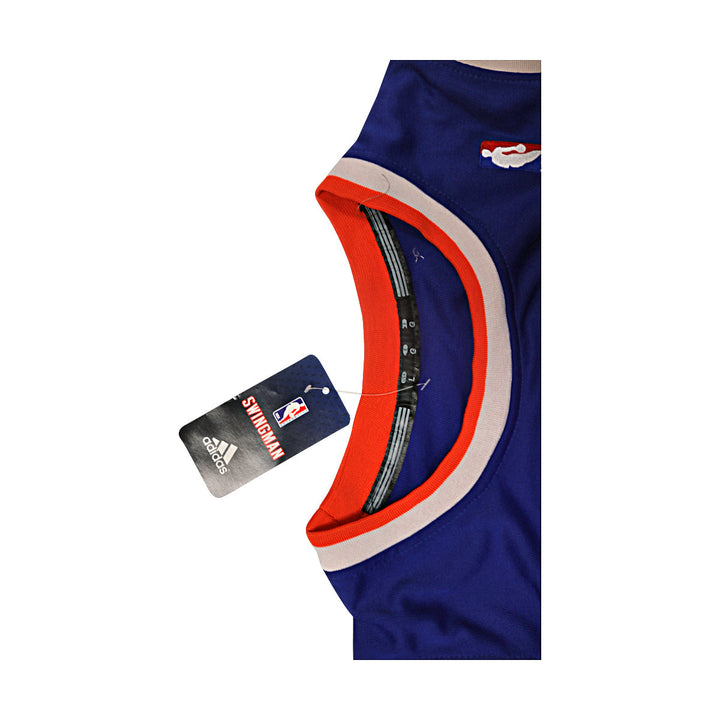 Bernard King New York Knicks Autographed Adidas Blue Hardwood Classic Jersey JSA COA