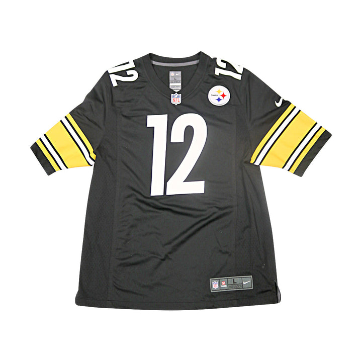 Terry Bradshaw Pittsburgh Steelers Autographed Inscribed HOF Black Nike Jersey JSA COA - 2