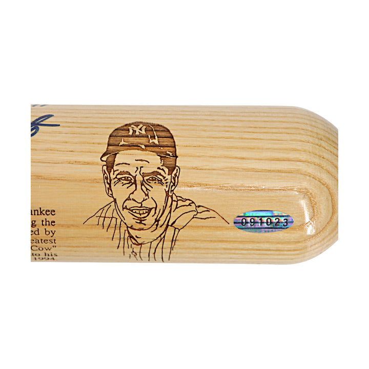Phil Rizzuto New York Yankees Autographed Inscribed Engraved Bat Steiner Holo