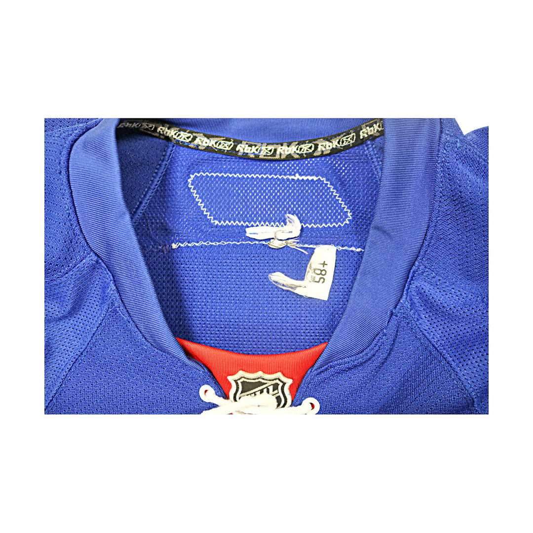 Brandon Dubinsky New York Rangers Autographed Game Used Blue Set 3 Jersey 2007-08 Season & Playoffs MeiGray Group LOA