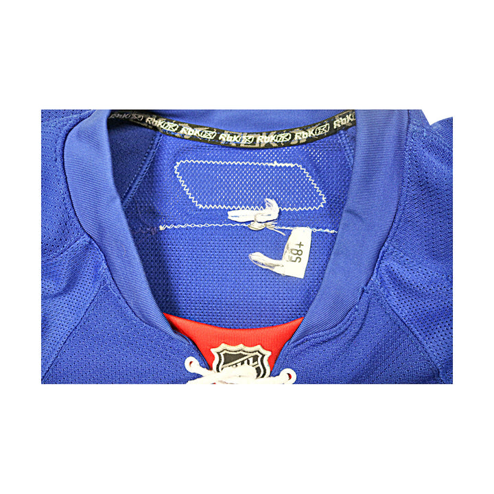 Brandon Dubinsky New York Rangers Autographed Game Used Blue Set 3 Jersey 2007-08 Season & Playoffs MeiGray Group LOA