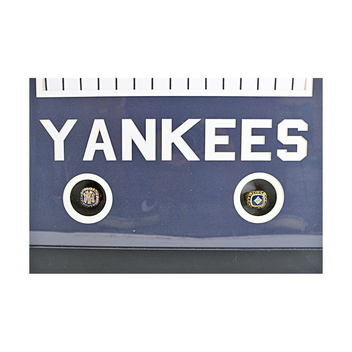 Reggie Jackson New York Yankees Autographed Multi Inscribed Framed Jersey JSA COA