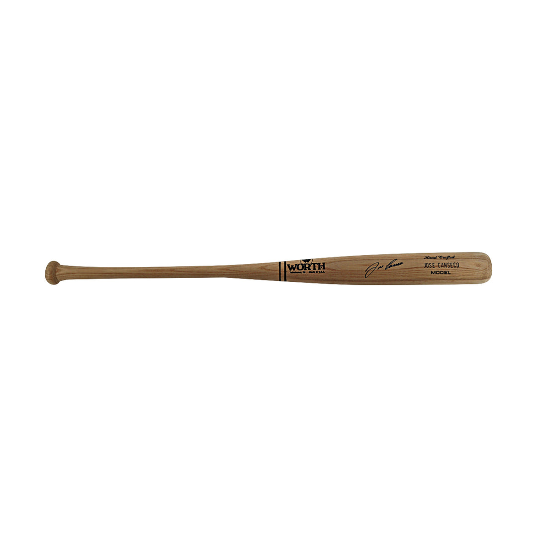 Jose Canseco Oakland A's Autographed Worth Bat JSA COA