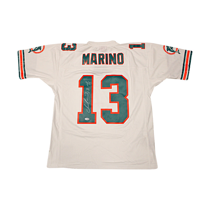 Dan Marino Miami Dolphins Autographed Inscribed Mitchell & Ness Jersey JSA COA