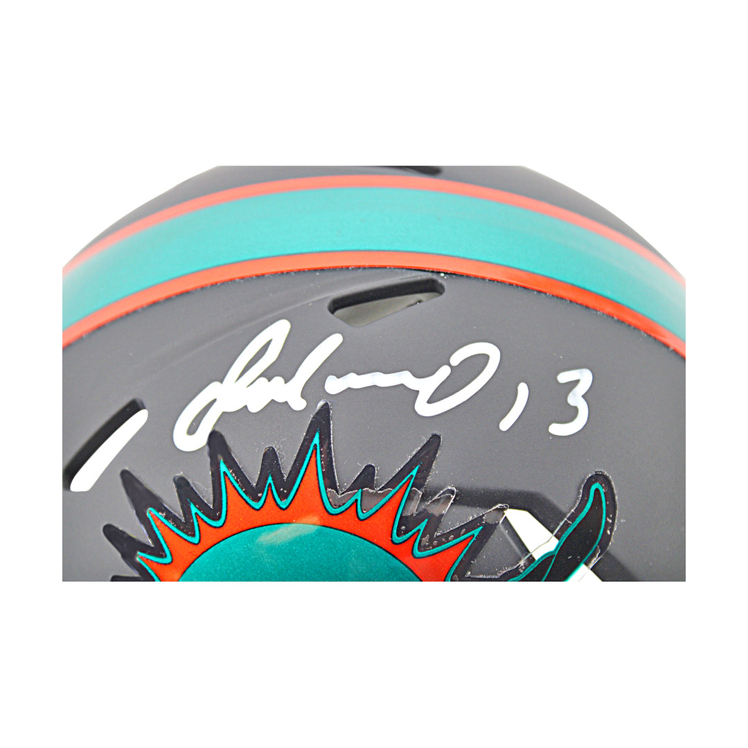 Dan Marino Miami Dolphins Autographed Eclipse Mini Helmet JSA COA