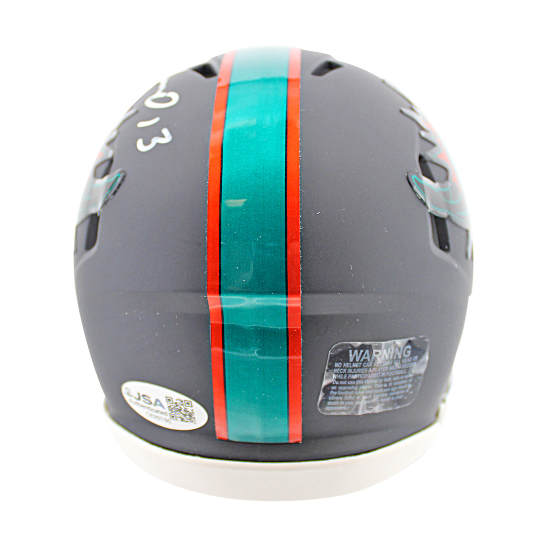 Dan Marino Miami Dolphins Autographed Eclipse Mini Helmet JSA COA