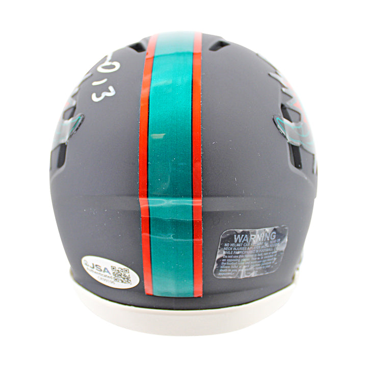Dan Marino Miami Dolphins Autographed Eclipse Mini Helmet JSA COA