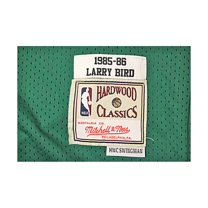 Larry Bird Boston Celtics Autographed Mitchell & Ness Swingman Jersey JSA COA