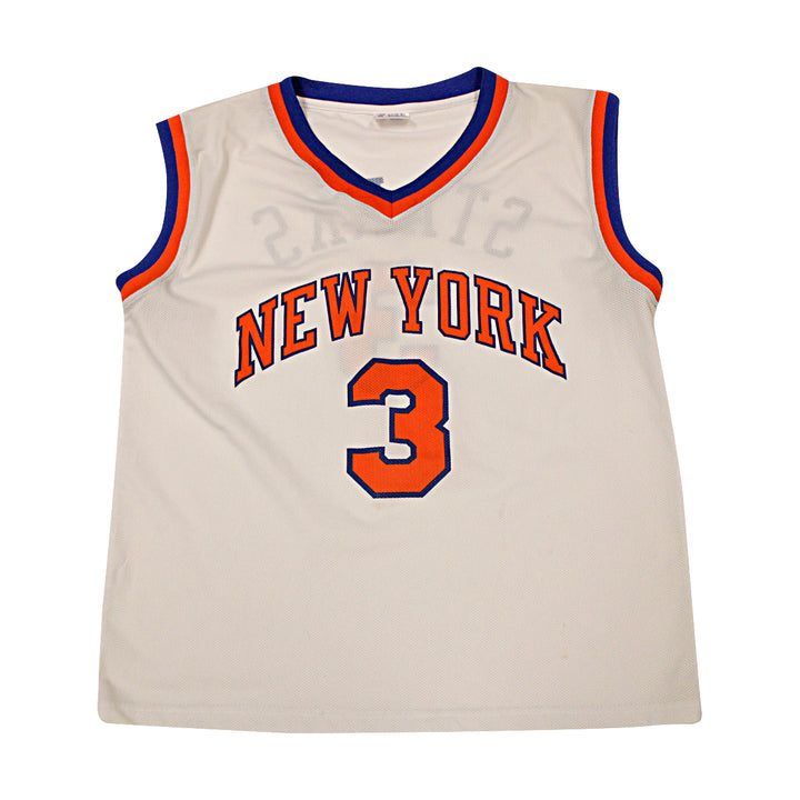John Starks New York Knicks Autographed White Custom Jersey JSA COA