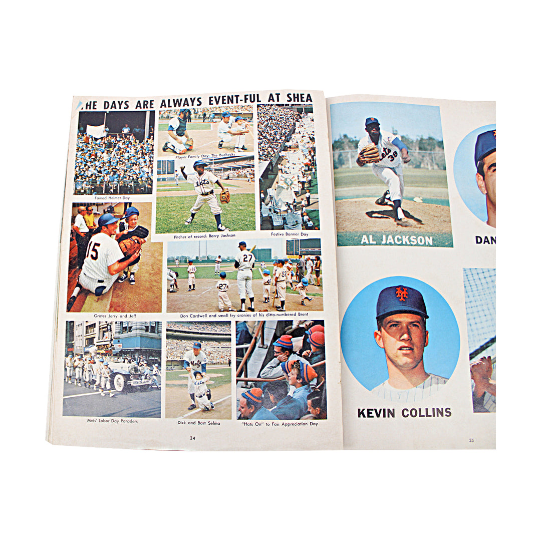 Seaver Kranepool Charles Shamsky New York Mets Multi Signed 69 Yearbook JSA COA