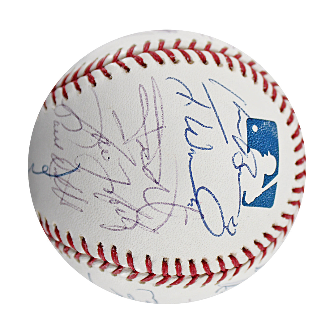 Jeter Rivera Torre New York Yankees 2005 Team Multi Signed OMLB Baseball JSA LOA