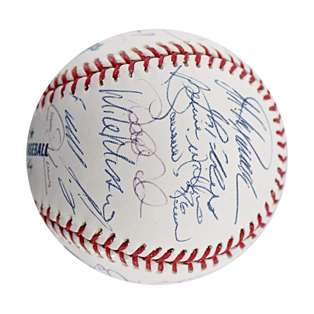 Jeter Rivera Torre New York Yankees 2005 Team Multi Signed OMLB Baseball JSA LOA