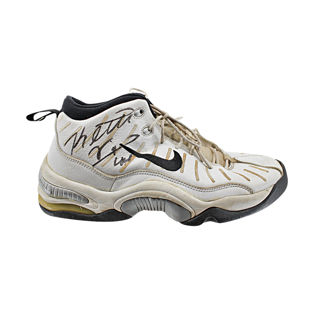Keith Van Horn Brooklyn Nets Autographed Nike Sneakers Pair JSA LOA