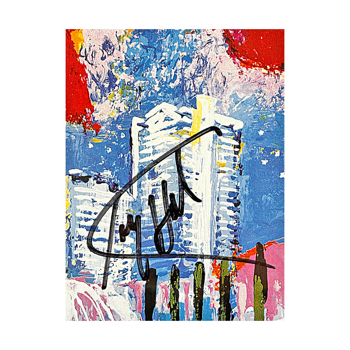 Larry Holmes LeRoy Neiman Boxing Autographed Framed 22x27 Fight Poster JSA LOA