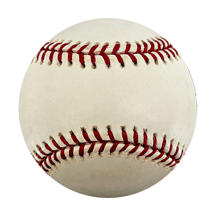 Berra Larsen Yankees Signed Inscribed 100th Anniversary Baseball JSA COA