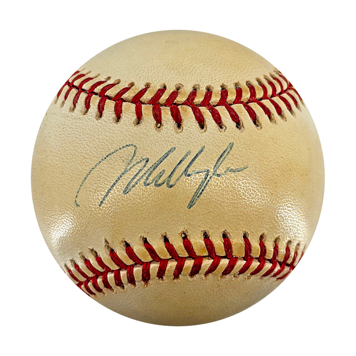 Mo Vaughn Boston Red Sox Autographed OAL Baseball JSA COA