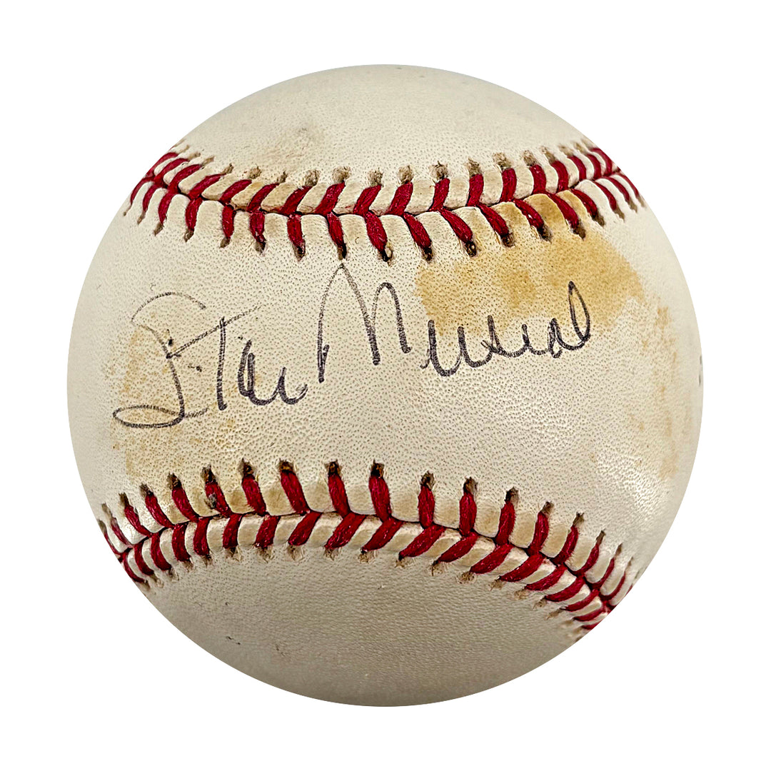 Stan Musial St Louis Cardinals Autographed ONL Baseball JSA COA