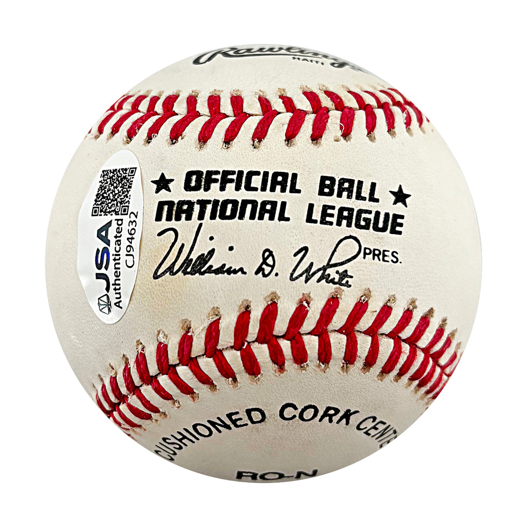 Ozzie Smith St Louis Cardinals Autographed ONL Baseball JSA COA