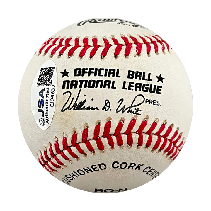Ozzie Smith St Louis Cardinals Autographed ONL Baseball JSA COA