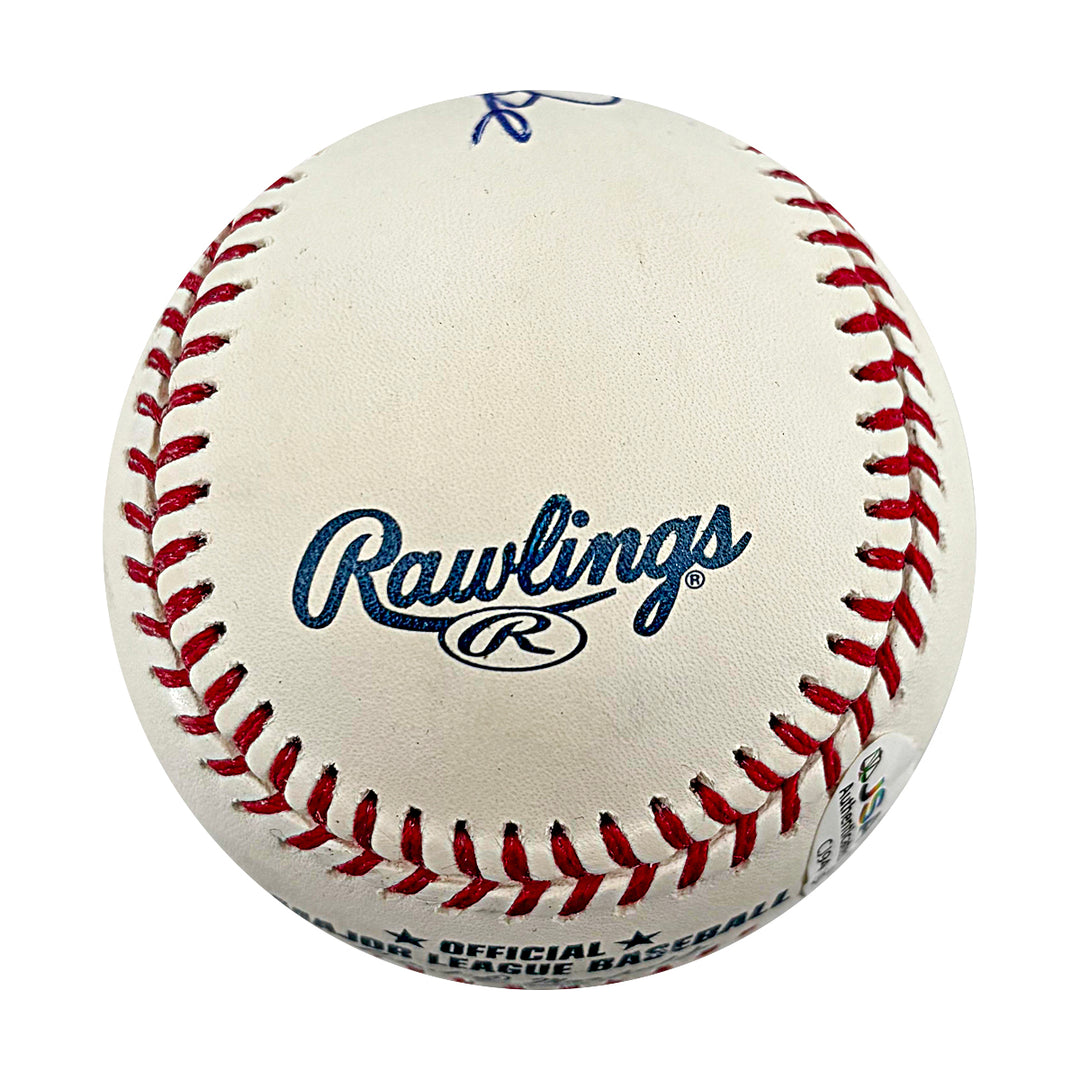Pete Rose Reds Phillies Autographed OMLB Baseball JSA COA #CJ94635