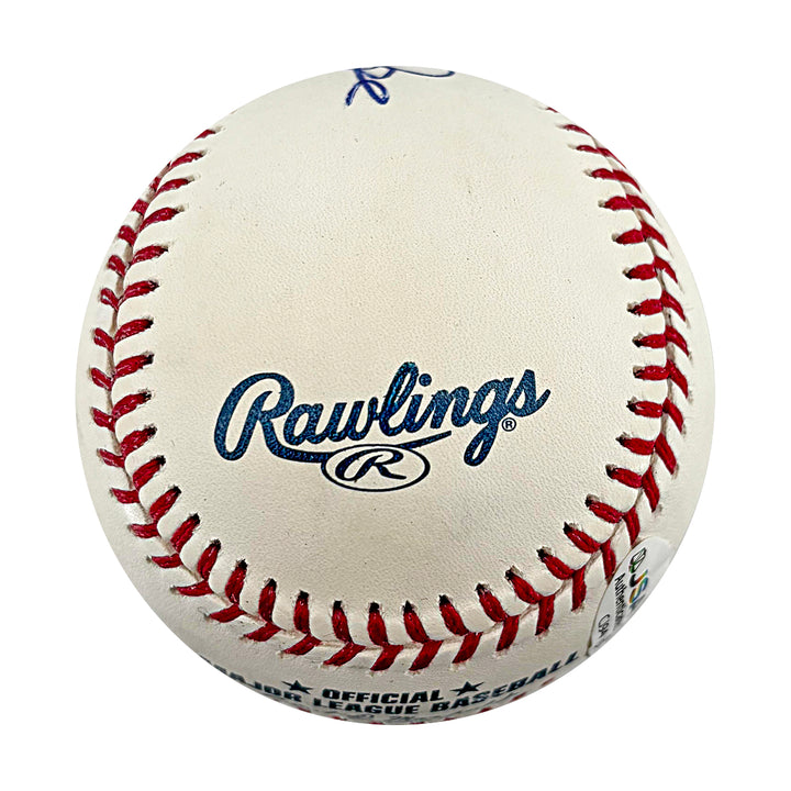 Pete Rose Reds Phillies Autographed OMLB Baseball JSA COA #CJ94635