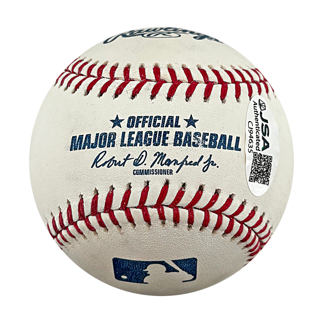 Pete Rose Reds Phillies Autographed OMLB Baseball JSA COA #CJ94635