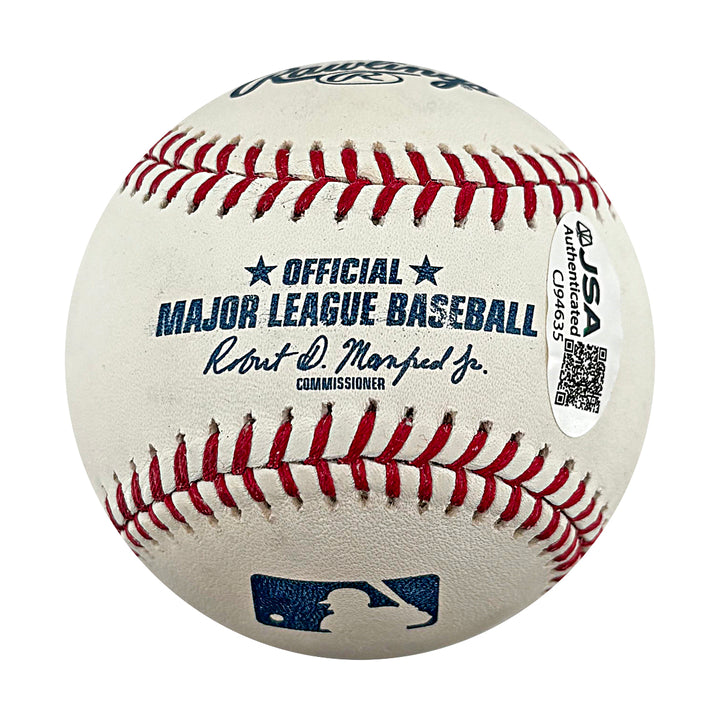 Pete Rose Reds Phillies Autographed OMLB Baseball JSA COA #CJ94635