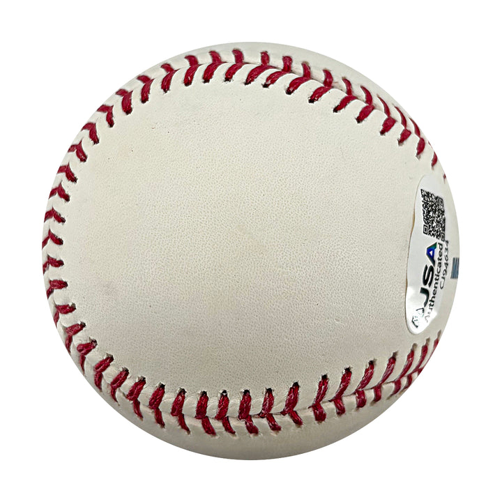 Pete Rose Reds Phillies Autographed OMLB Baseball JSA COA #CJ94634