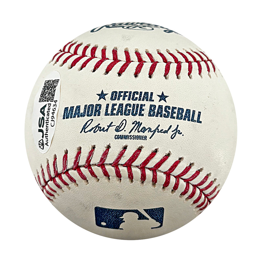 Pete Rose Reds Phillies Autographed OMLB Baseball JSA COA #CJ94634