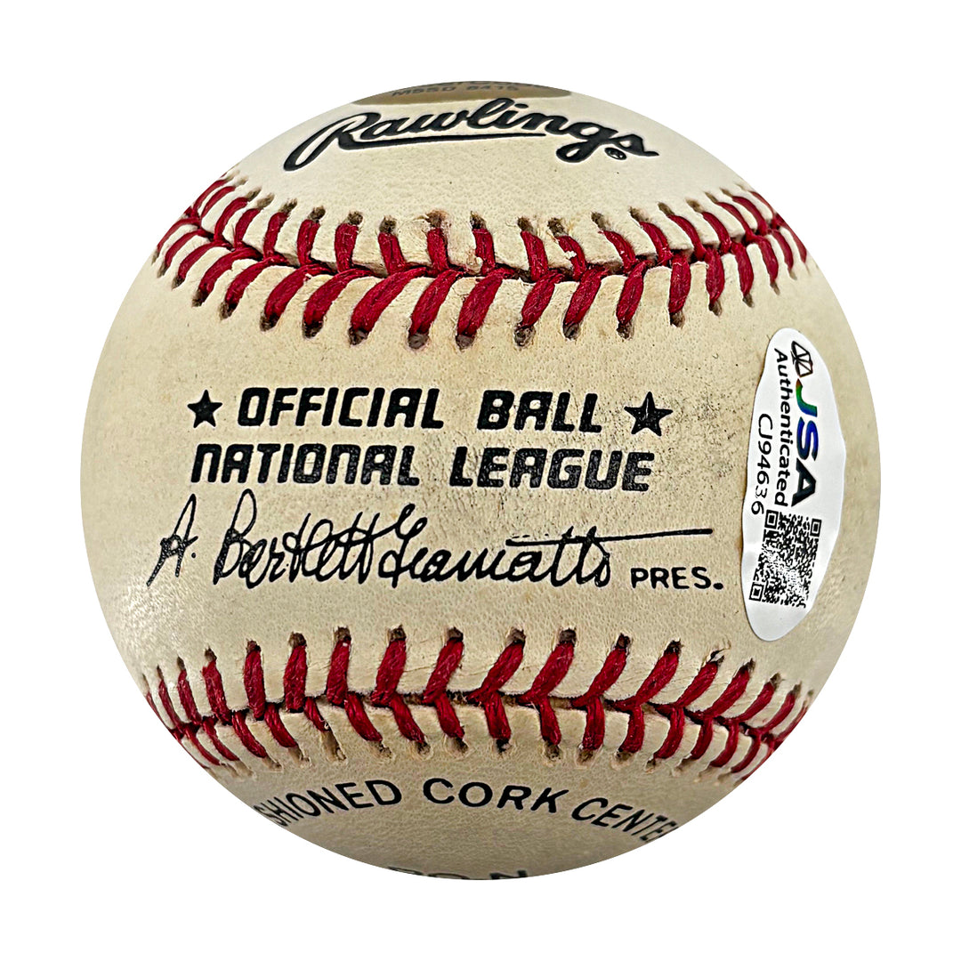 Pete Rose Reds Phillies Autographed ONL Baseball JSA COA