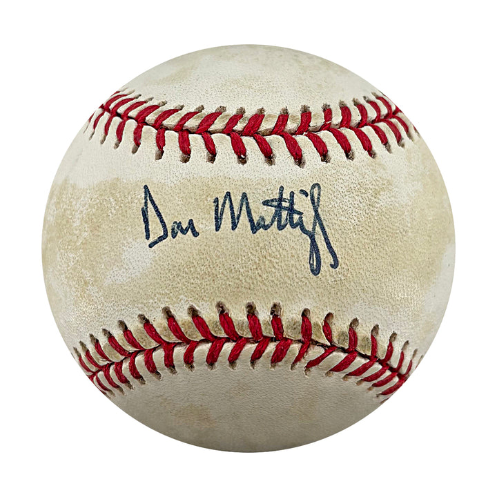 Don Mattingly New York Yankees Autographed OAL Baseball JSA COA