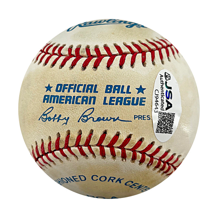 Don Mattingly New York Yankees Autographed OAL Baseball JSA COA
