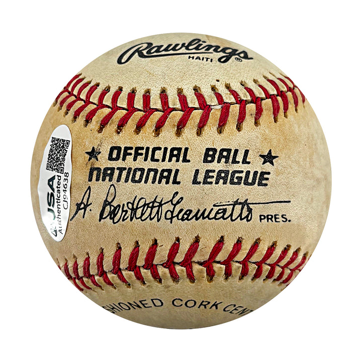 Eric Davis Cincinnati Reds Autographed ONL Baseball JSA COA