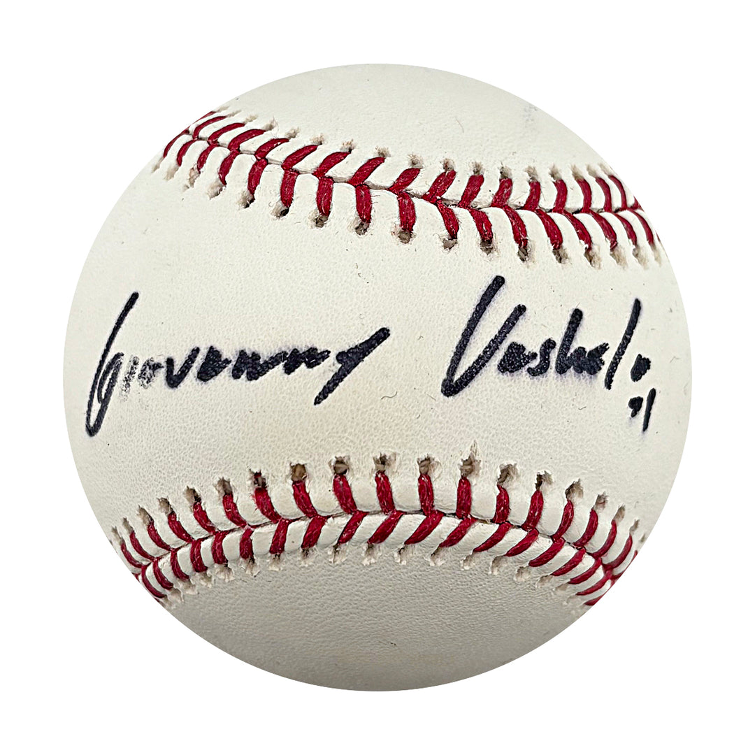 Gio Urshela New York Yankees Autographed OMLB Baseball JSA COA #CJ94641