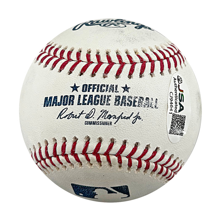 Gio Urshela New York Yankees Autographed OMLB Baseball JSA COA #CJ94641