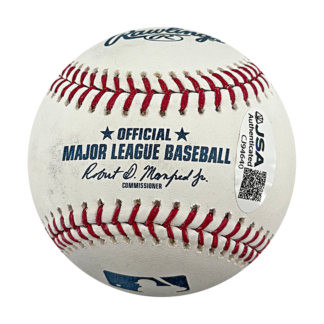 Gio Urshela New York Yankees Autographed OMLB Baseball JSA COA #CJ94640