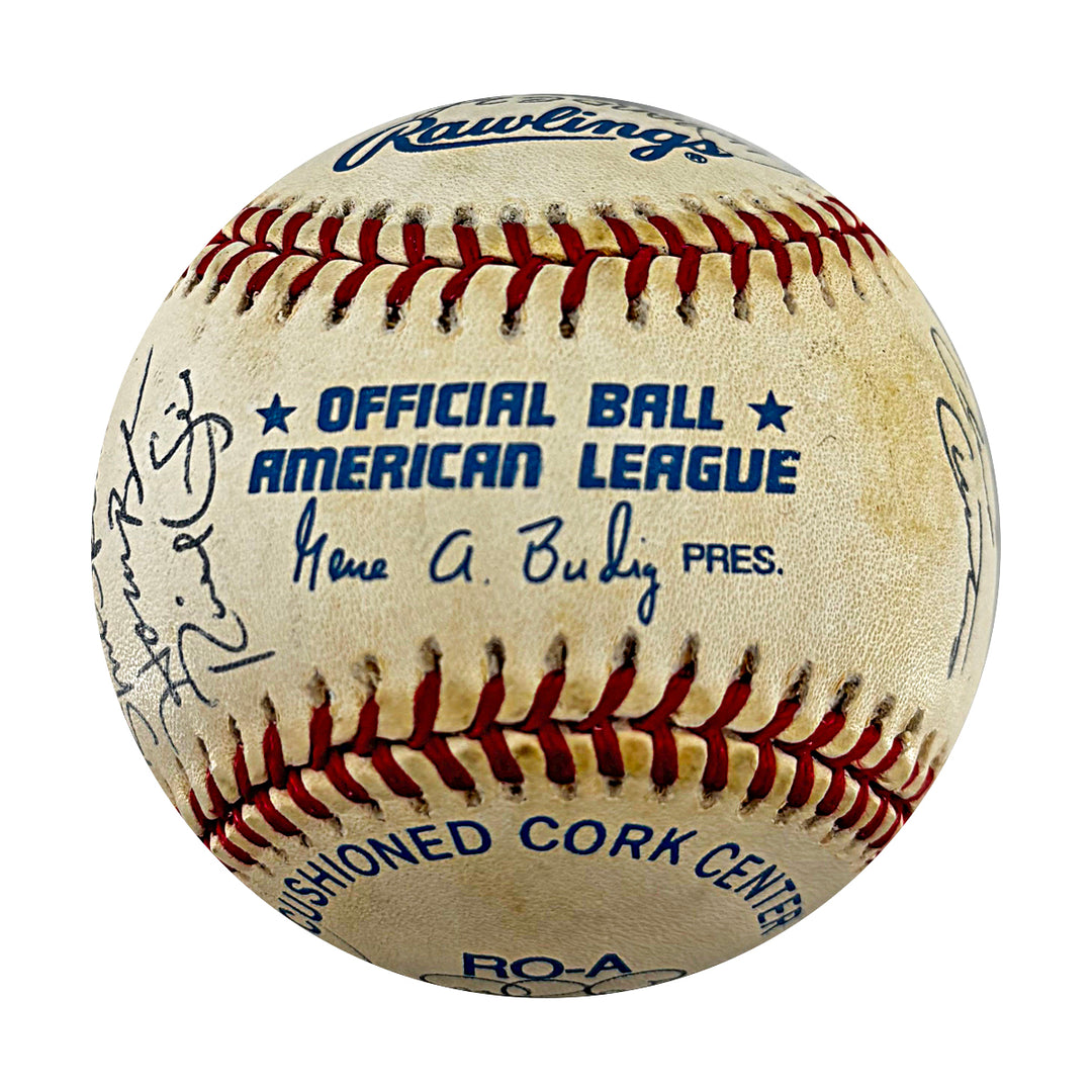 Jeter Rivera Torre Yankees 1998 Team Multi Signed OAL Baseball 28 Autos JSA LOA