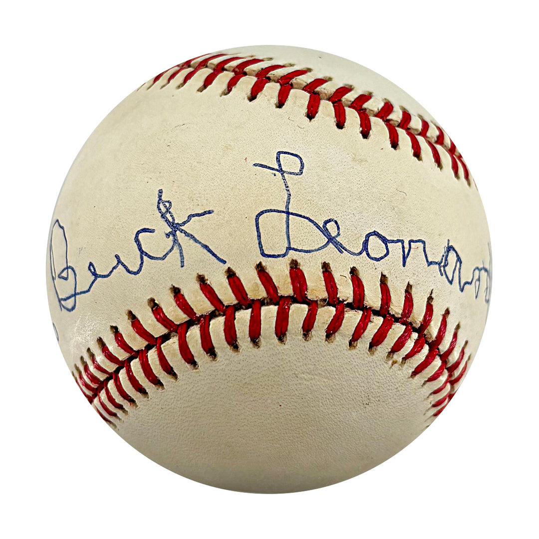 Buck Leonard Negro Leagues Autographed OAL Baseball JSA COA #CJ94654