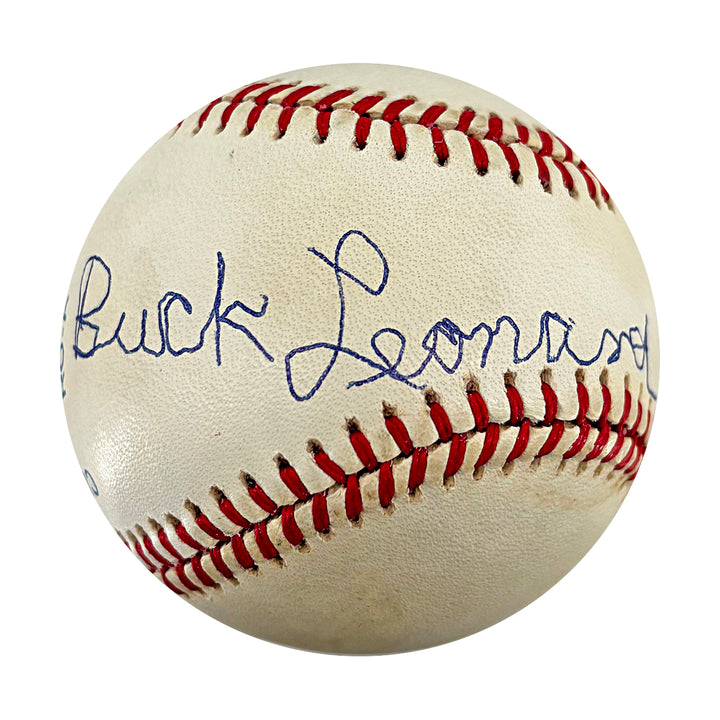 Buck Leonard Negro Leagues Autographed OAL Baseball JSA COA #CJ94653