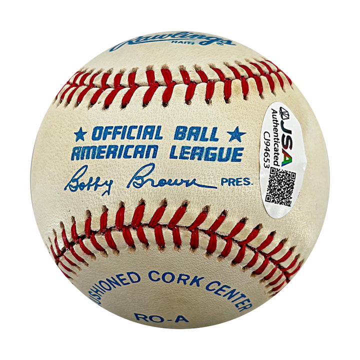 Buck Leonard Negro Leagues Autographed OAL Baseball JSA COA #CJ94653